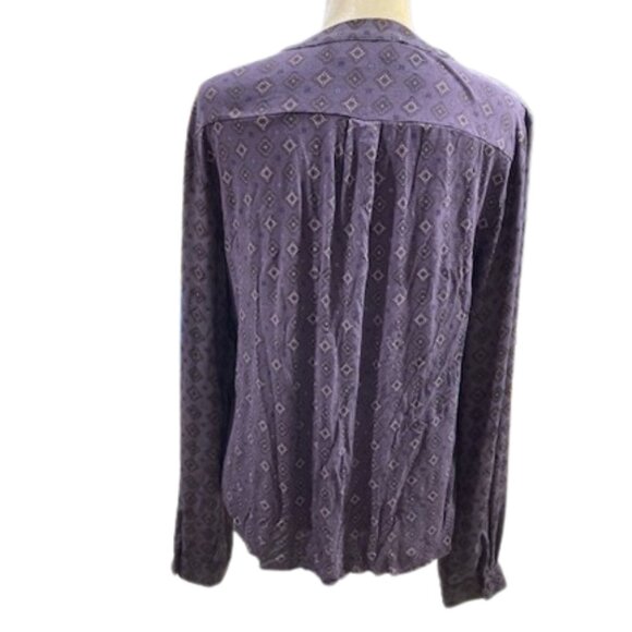 Loft L/S Button Down Blouse XL - Picture 4 of 6